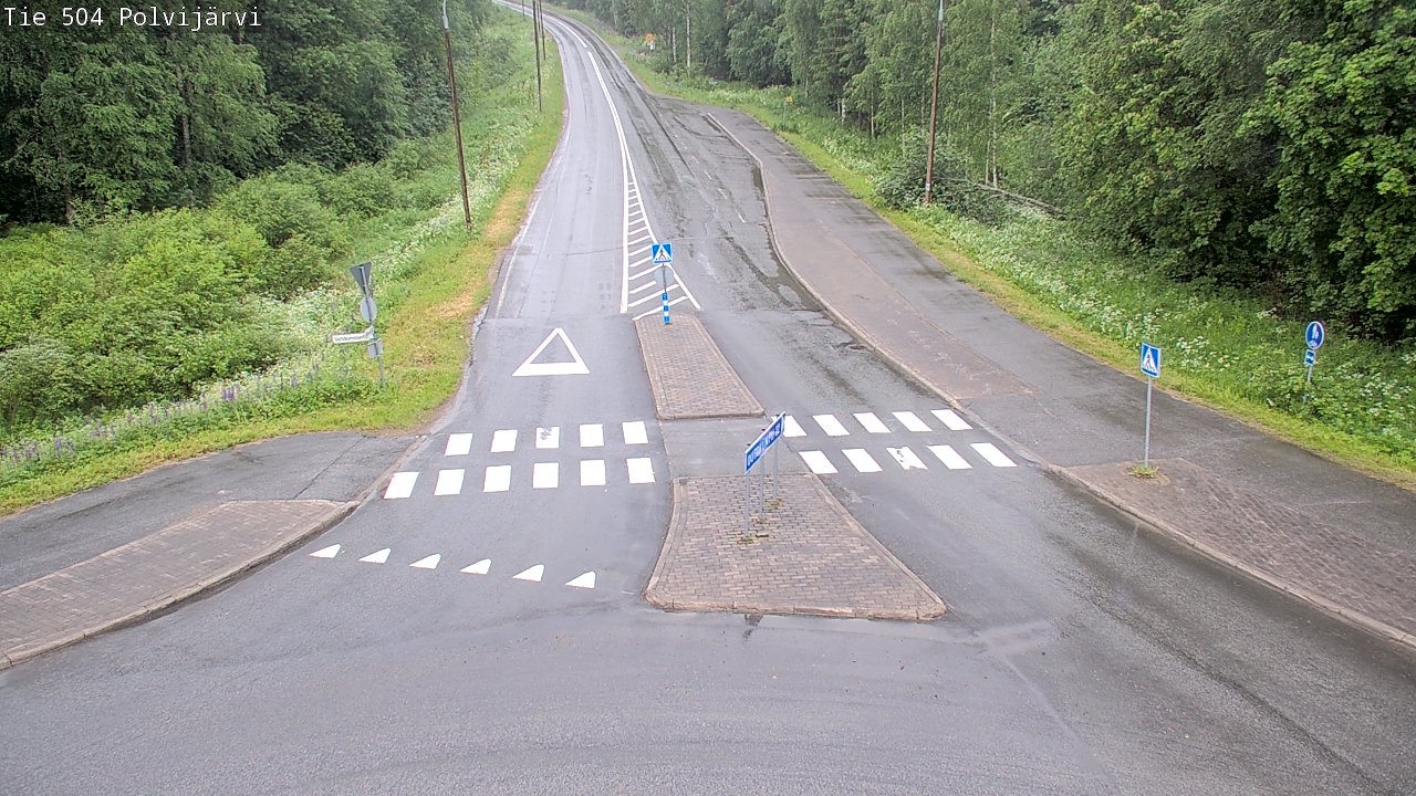 Kelikamerat Kuva Tie 504 Polvijärvi, Polvijärvi, Pohjois-Karjala