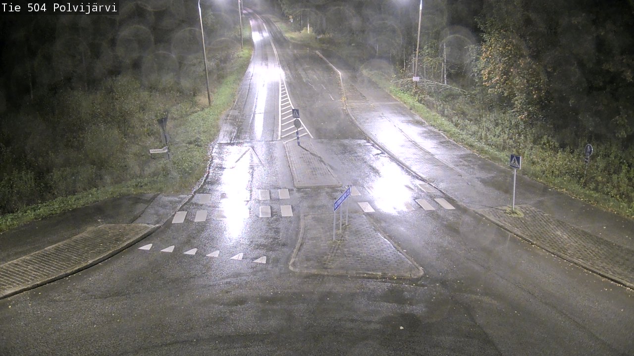 Weather Camera Image Road 504 Polvijärvi, Polvijärvi, Pohjois-Karjala