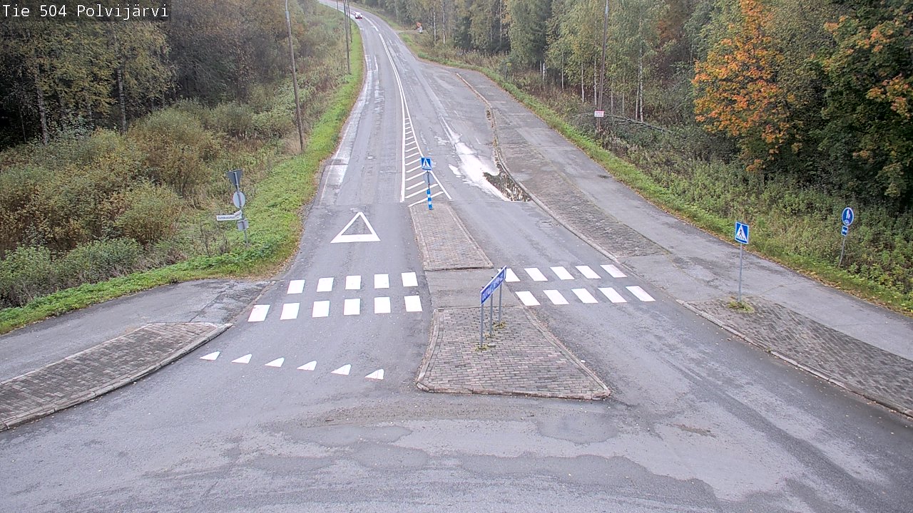 Weather Camera Image Road 504 Polvijärvi, Polvijärvi, Pohjois-Karjala