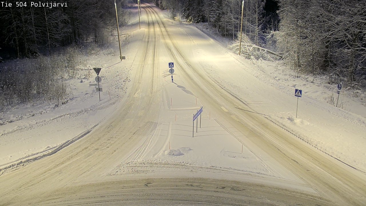 Kelikamerat Kuva Tie 504 Polvijärvi, Polvijärvi, Pohjois-Karjala
