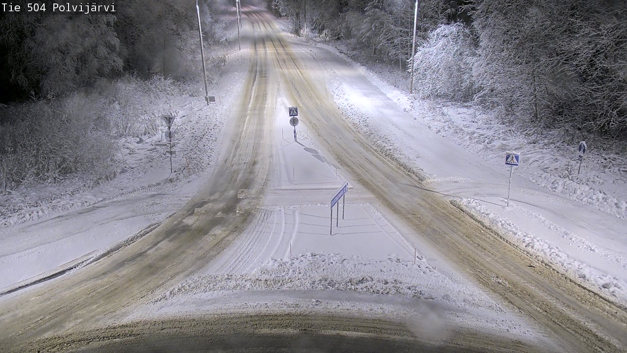 Kelikamerat Kuva Tie 504 Polvijärvi, Polvijärvi, Pohjois-Karjala
