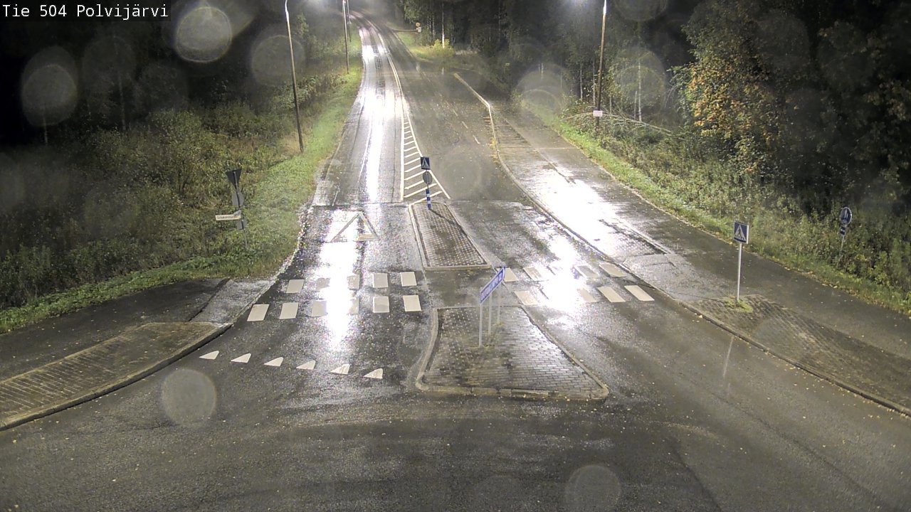 Weather Camera Image Road 504 Polvijärvi, Polvijärvi, Pohjois-Karjala