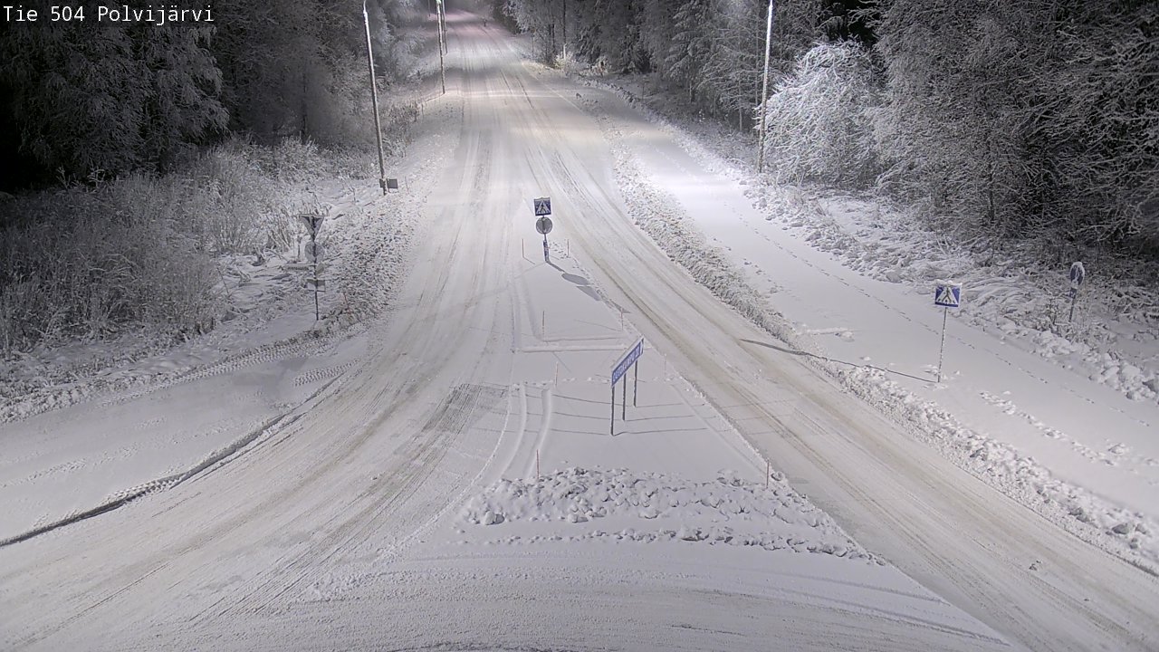 Kelikamerat Kuva Tie 504 Polvijärvi, Polvijärvi, Pohjois-Karjala