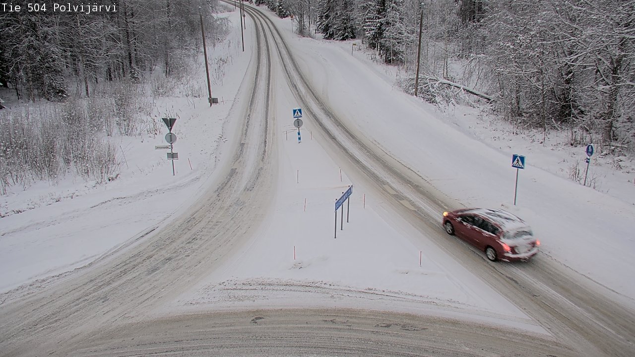 Kelikamerat Kuva Tie 504 Polvijärvi, Polvijärvi, Pohjois-Karjala