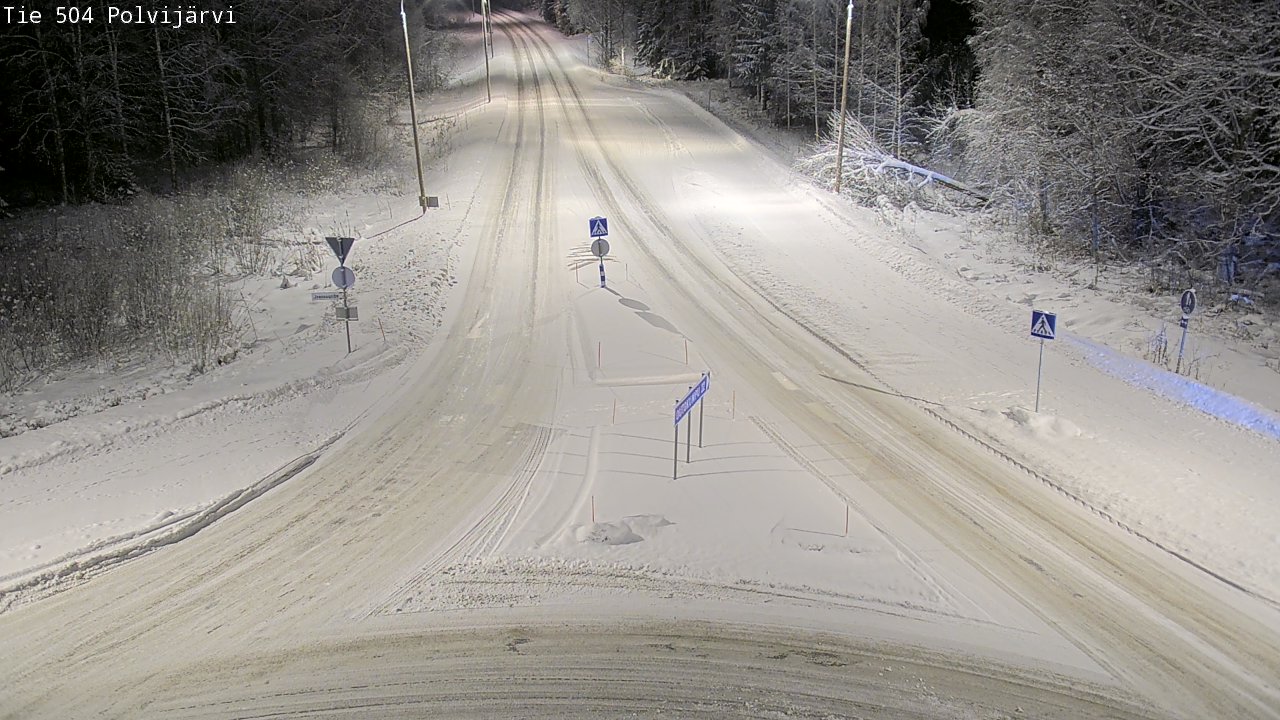 Kelikamerat Kuva Tie 504 Polvijärvi, Polvijärvi, Pohjois-Karjala