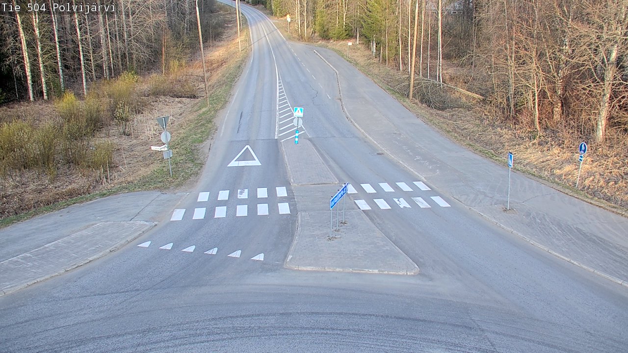 Weather Camera Image Road 504 Polvijärvi, Polvijärvi, Pohjois-Karjala