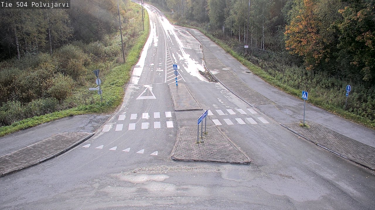 Weather Camera Image Road 504 Polvijärvi, Polvijärvi, Pohjois-Karjala
