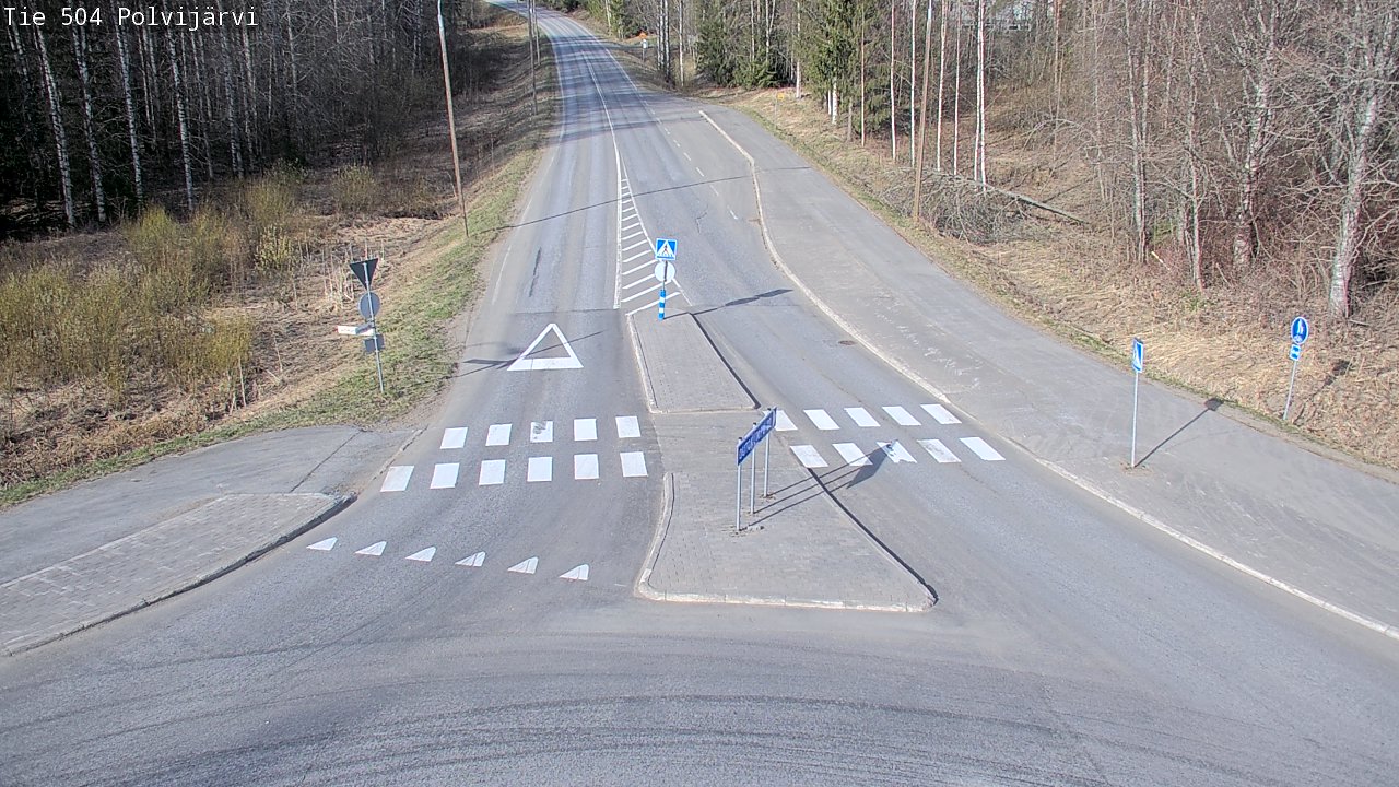 Weather Camera Image Road 504 Polvijärvi, Polvijärvi, Pohjois-Karjala