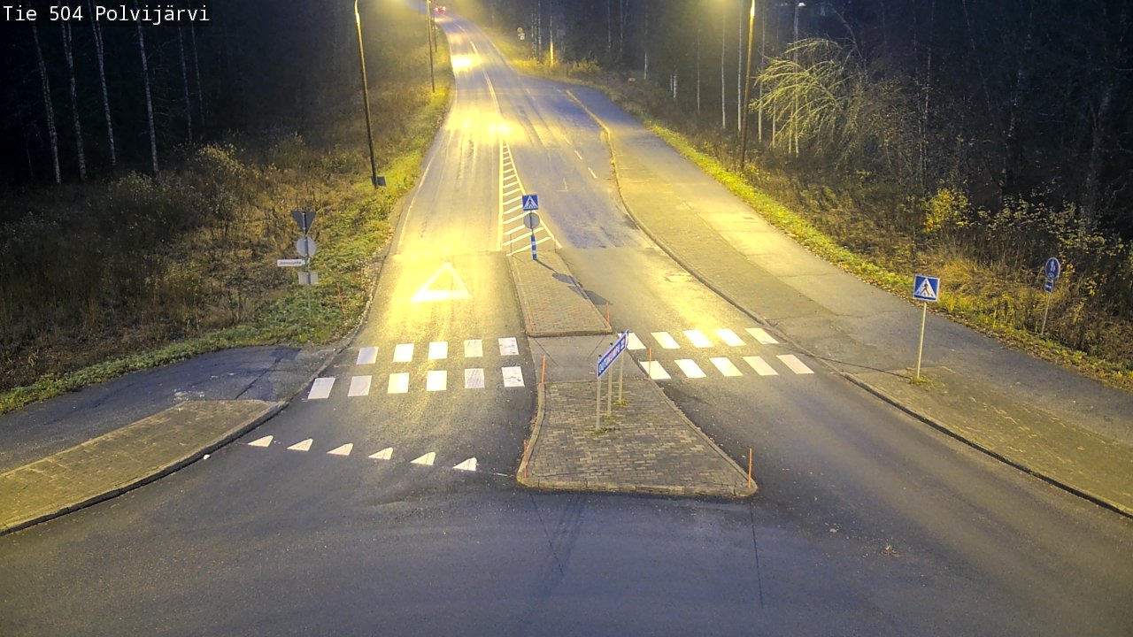 Kelikamerat Kuva Tie 504 Polvijärvi, Polvijärvi, Pohjois-Karjala