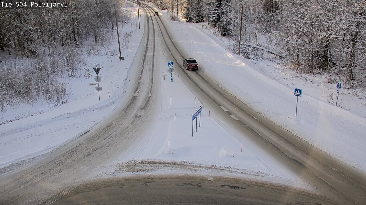 Kelikamerat Kuva Tie 504 Polvijärvi, Polvijärvi, Pohjois-Karjala