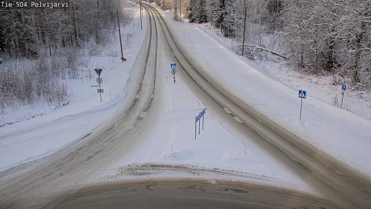 Kelikamerat Kuva Tie 504 Polvijärvi, Polvijärvi, Pohjois-Karjala