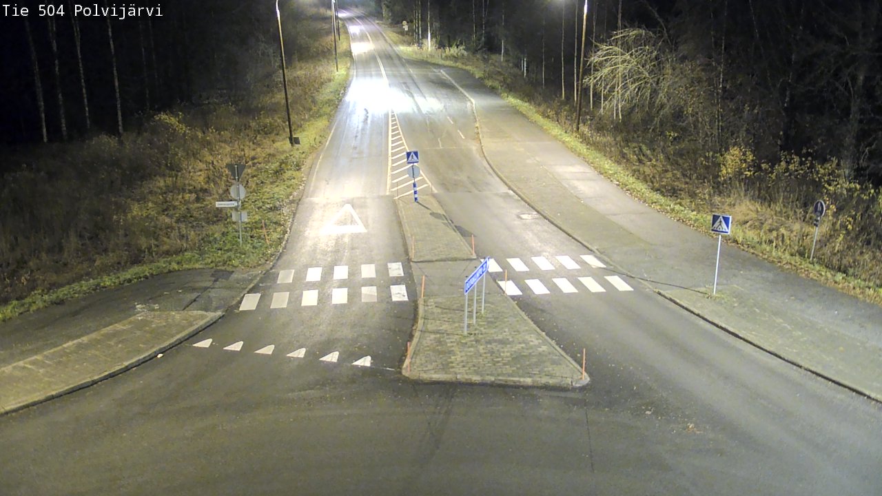 Kelikamerat Kuva Tie 504 Polvijärvi, Polvijärvi, Pohjois-Karjala