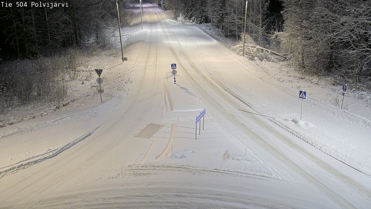 Kelikamerat Kuva Tie 504 Polvijärvi, Polvijärvi, Pohjois-Karjala