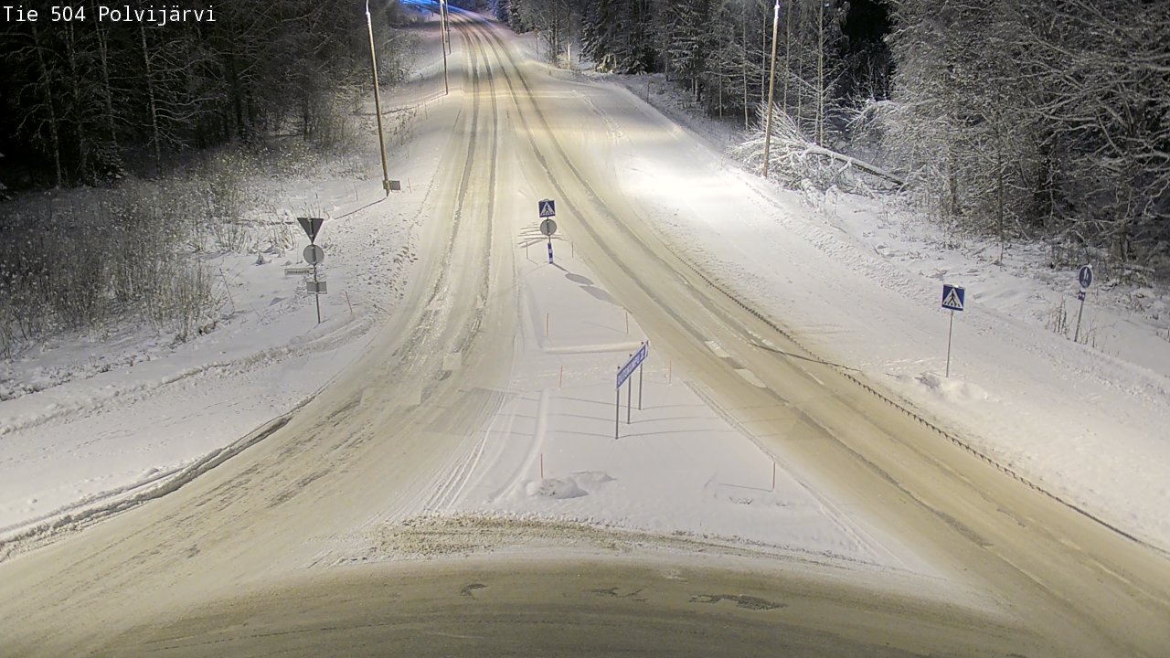 Kelikamerat Kuva Tie 504 Polvijärvi, Polvijärvi, Pohjois-Karjala