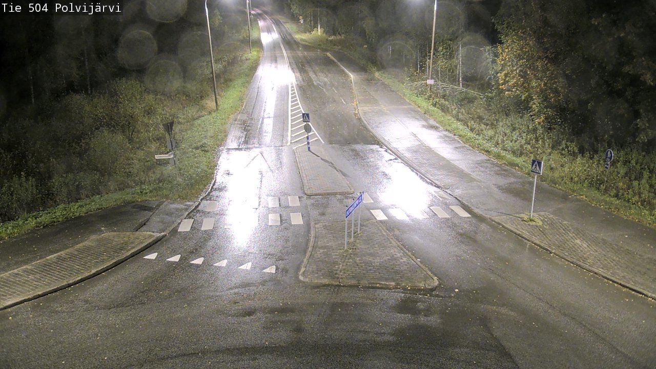 Weather Camera Image Road 504 Polvijärvi, Polvijärvi, Pohjois-Karjala