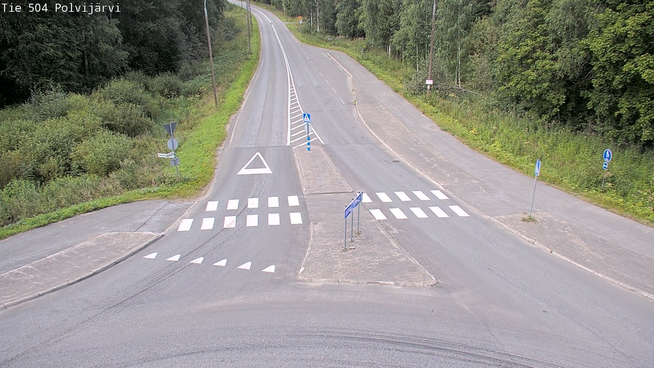 Weather Camera Image Road 504 Polvijärvi, Polvijärvi, Pohjois-Karjala