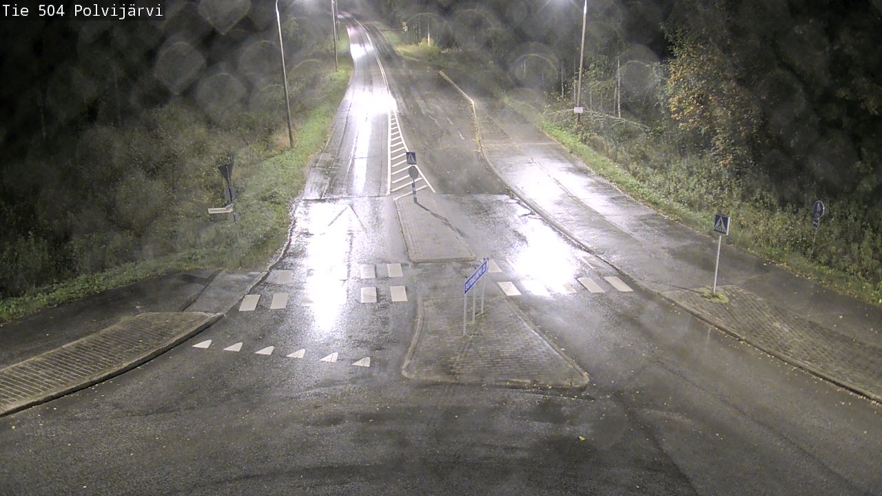 Weather Camera Image Road 504 Polvijärvi, Polvijärvi, Pohjois-Karjala
