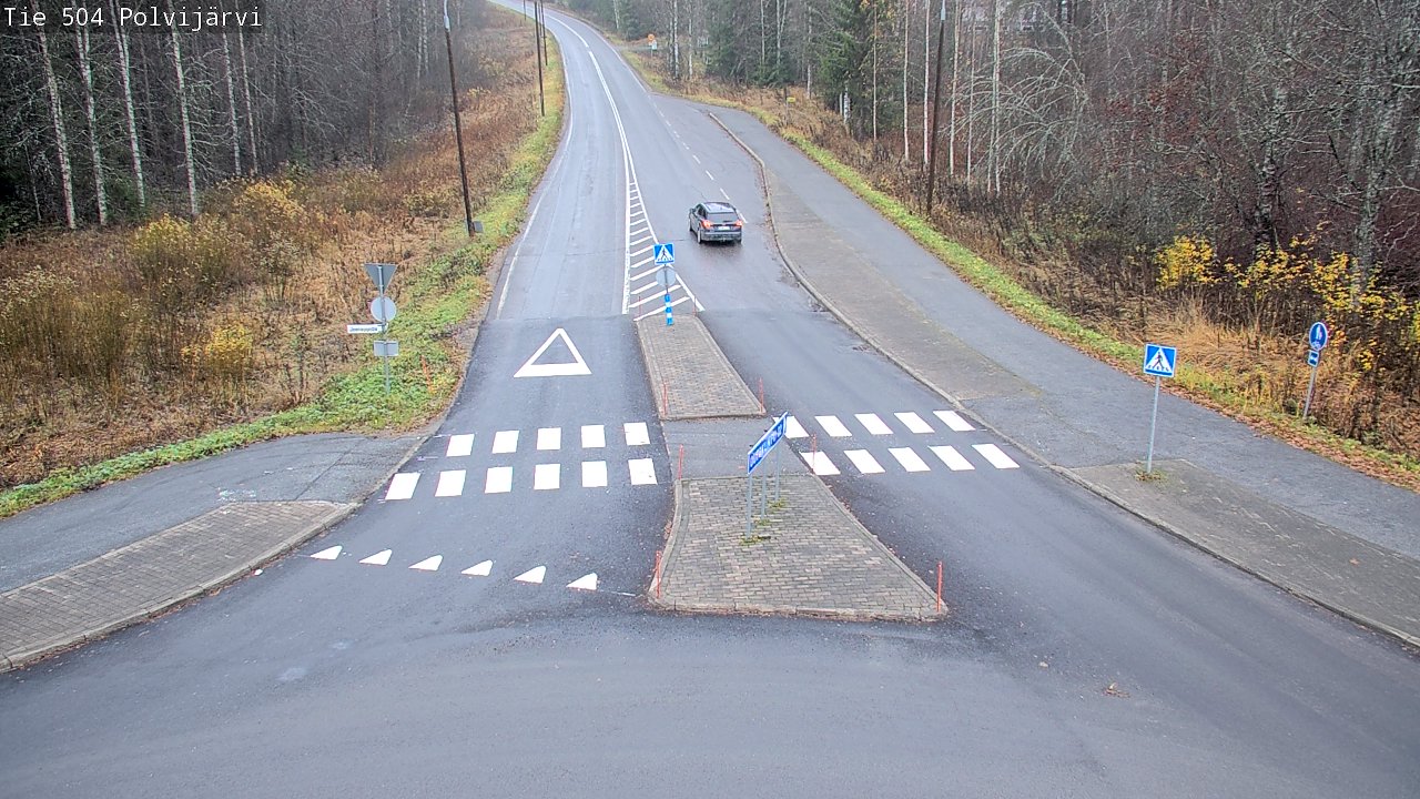 Kelikamerat Kuva Tie 504 Polvijärvi, Polvijärvi, Pohjois-Karjala