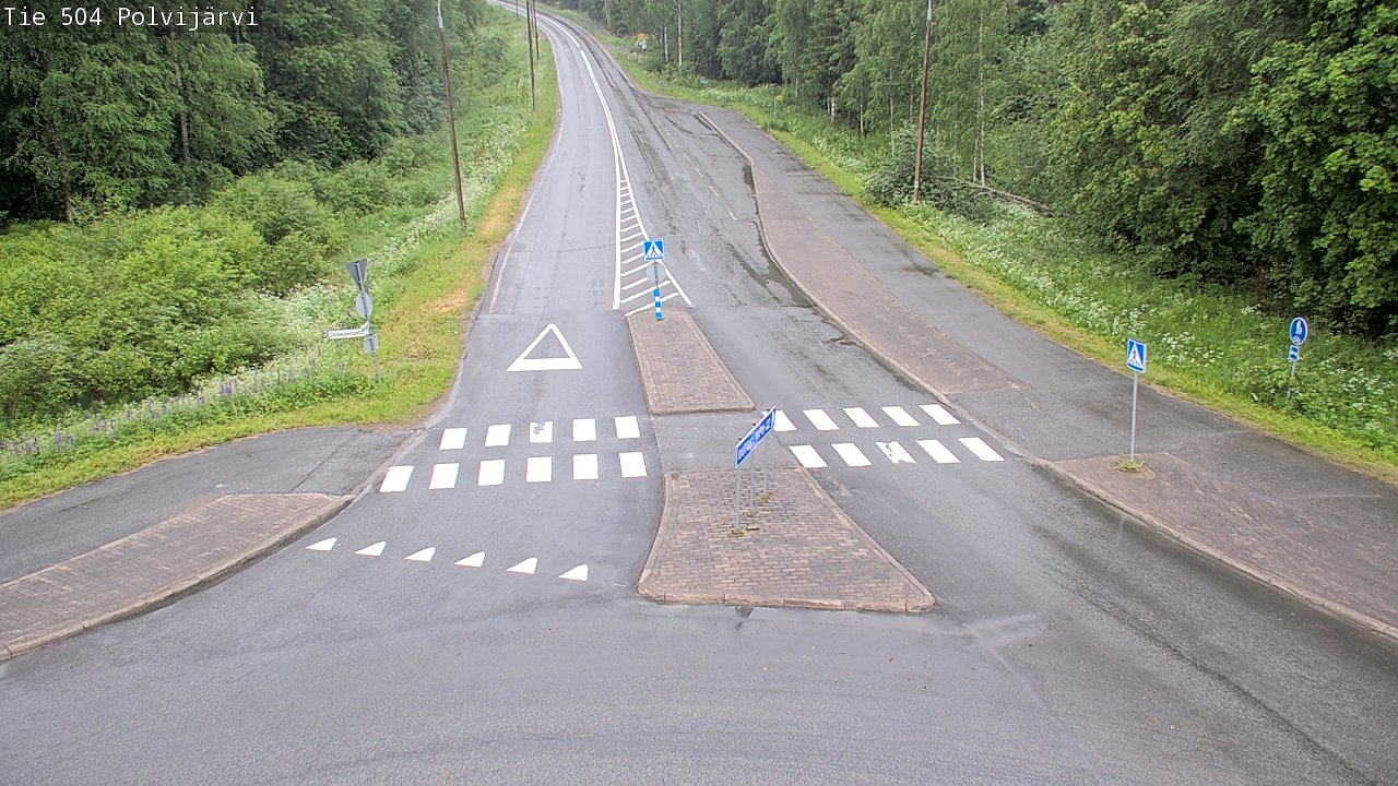 Kelikamerat Kuva Tie 504 Polvijärvi, Polvijärvi, Pohjois-Karjala