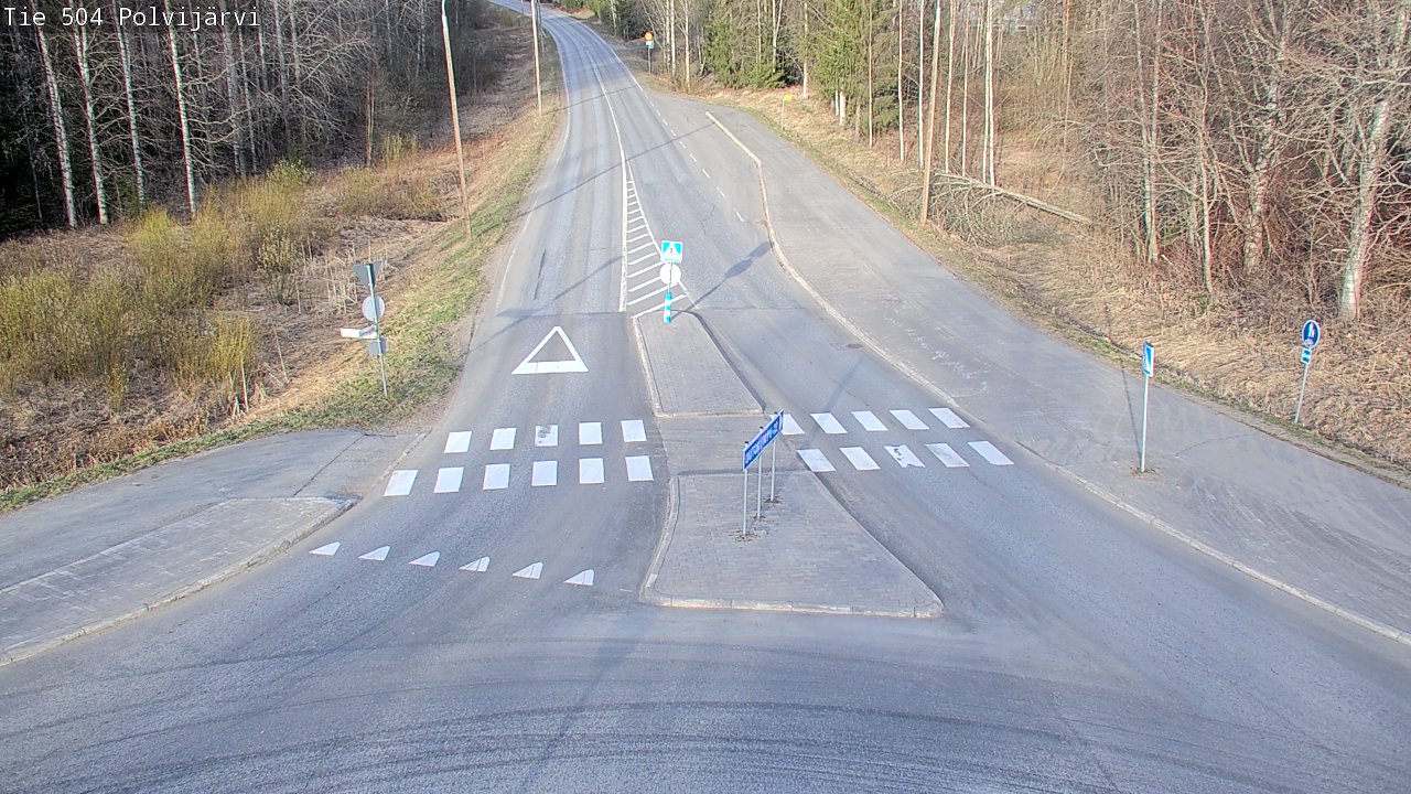 Weather Camera Image Road 504 Polvijärvi, Polvijärvi, Pohjois-Karjala