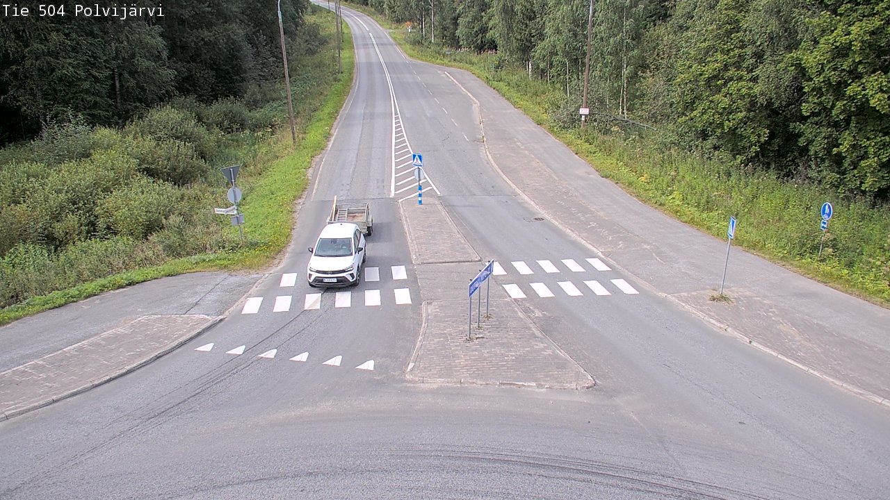 Weather Camera Image Road 504 Polvijärvi, Polvijärvi, Pohjois-Karjala