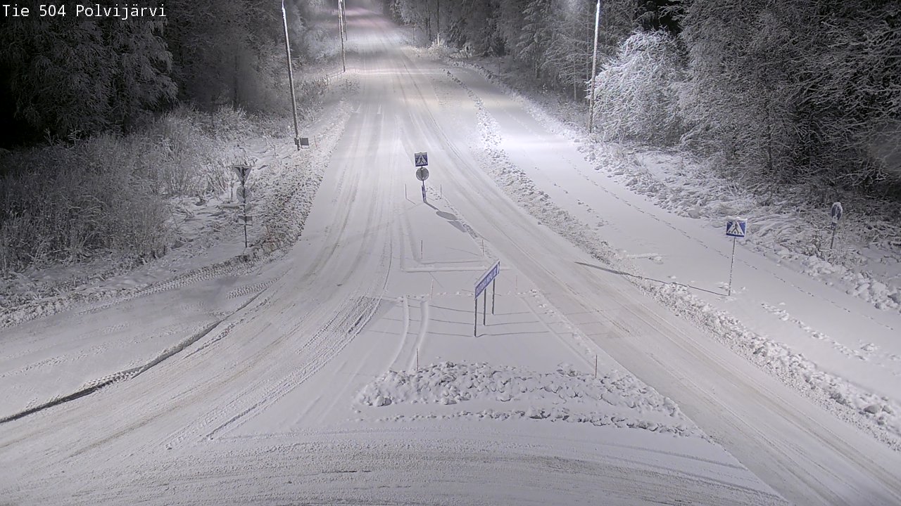 Kelikamerat Kuva Tie 504 Polvijärvi, Polvijärvi, Pohjois-Karjala