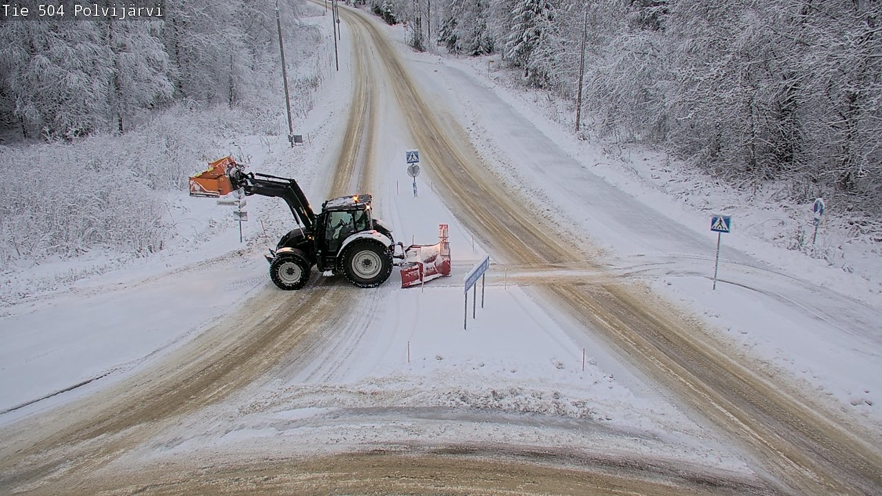 Kelikamerat Kuva Tie 504 Polvijärvi, Polvijärvi, Pohjois-Karjala