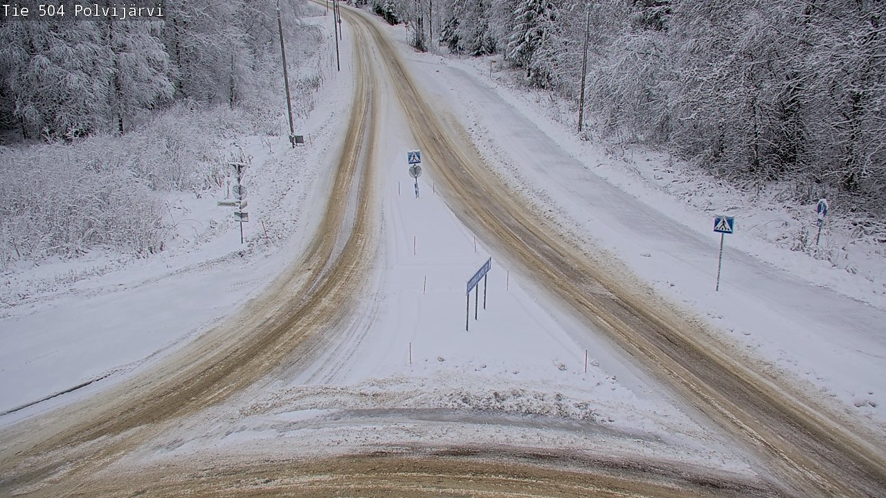 Kelikamerat Kuva Tie 504 Polvijärvi, Polvijärvi, Pohjois-Karjala