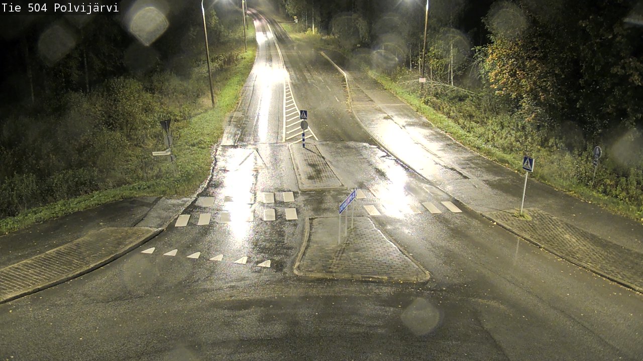 Weather Camera Image Road 504 Polvijärvi, Polvijärvi, Pohjois-Karjala