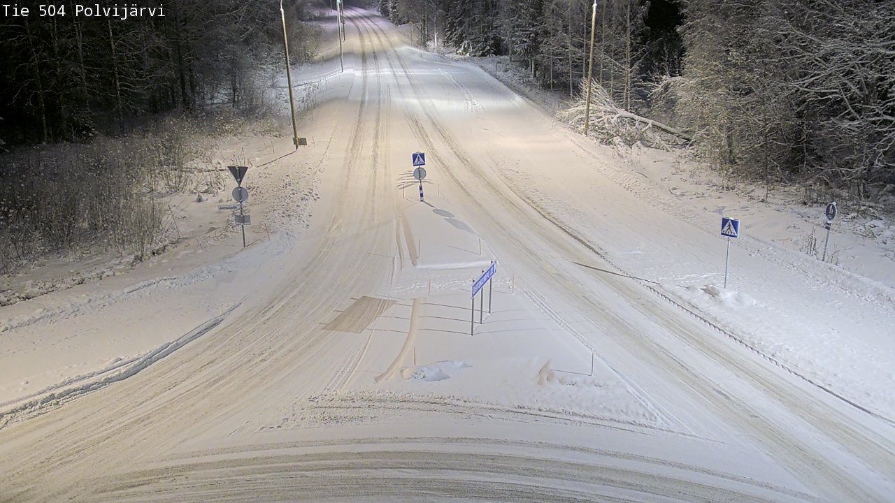 Kelikamerat Kuva Tie 504 Polvijärvi, Polvijärvi, Pohjois-Karjala