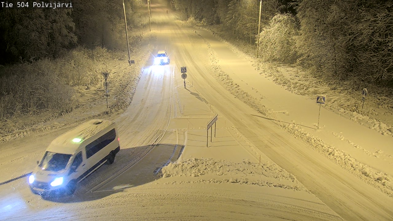 Kelikamerat Kuva Tie 504 Polvijärvi, Polvijärvi, Pohjois-Karjala