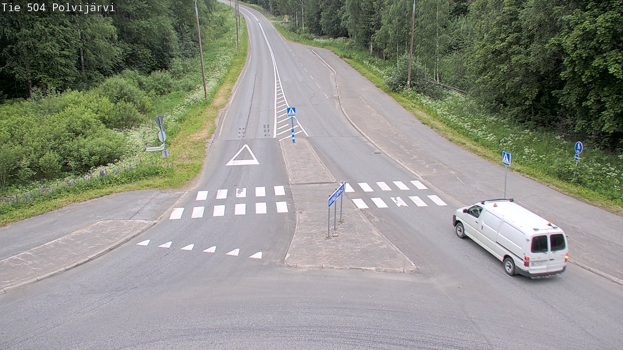 Kelikamerat Kuva Tie 504 Polvijärvi, Polvijärvi, Pohjois-Karjala