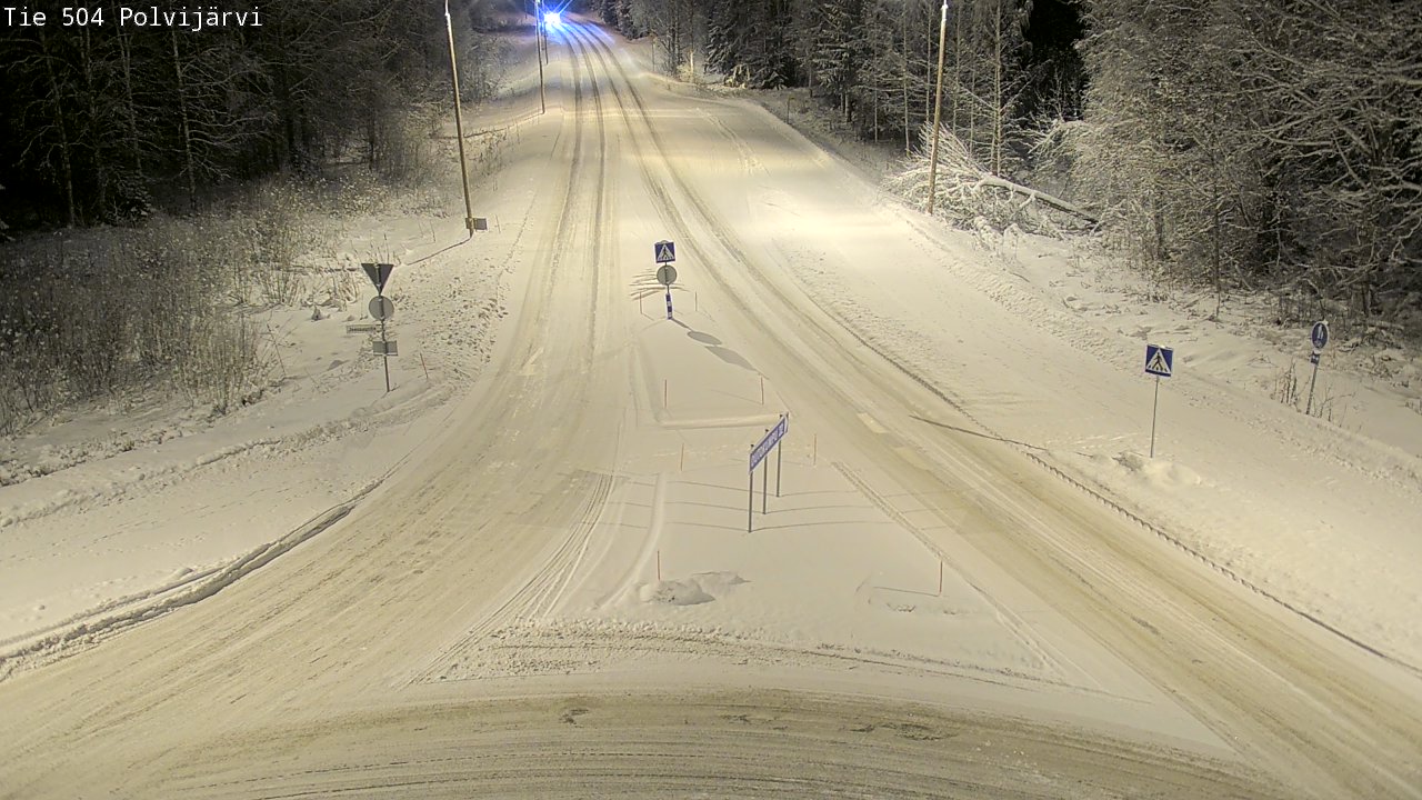 Kelikamerat Kuva Tie 504 Polvijärvi, Polvijärvi, Pohjois-Karjala