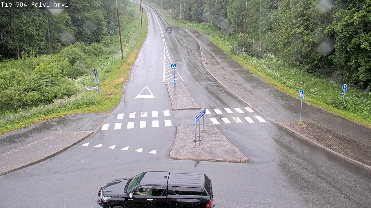 Weather Camera Image Road 504 Polvijärvi, Polvijärvi, Pohjois-Karjala