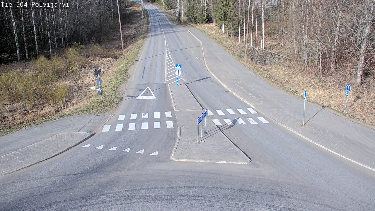 Weather Camera Image Road 504 Polvijärvi, Polvijärvi, Pohjois-Karjala