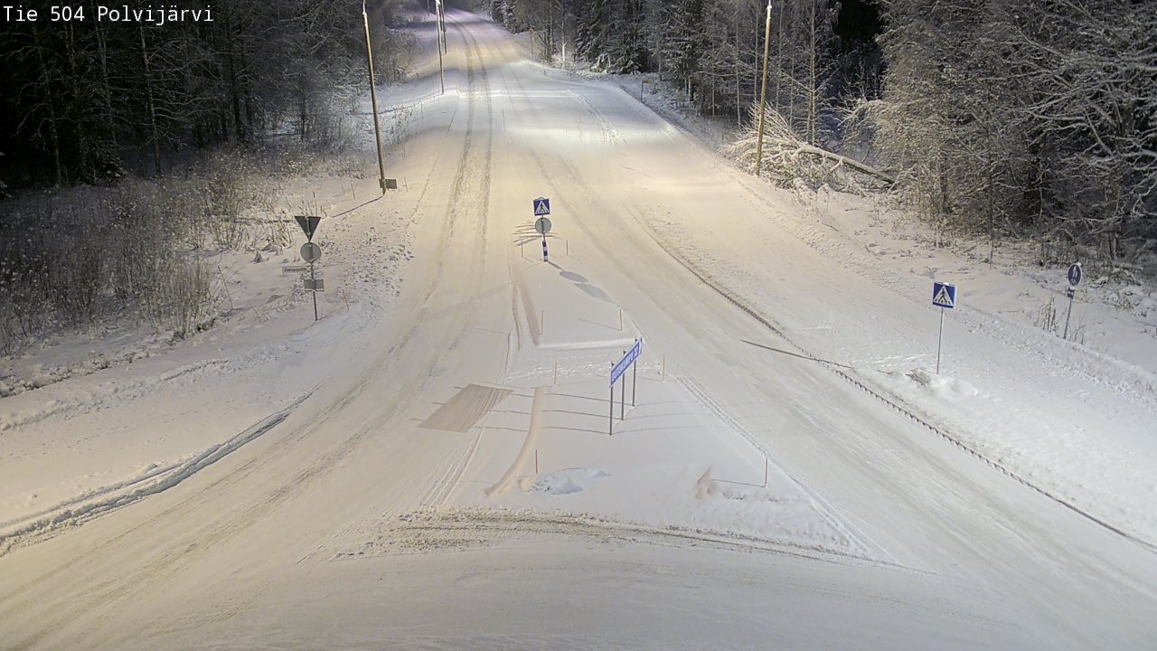 Kelikamerat Kuva Tie 504 Polvijärvi, Polvijärvi, Pohjois-Karjala