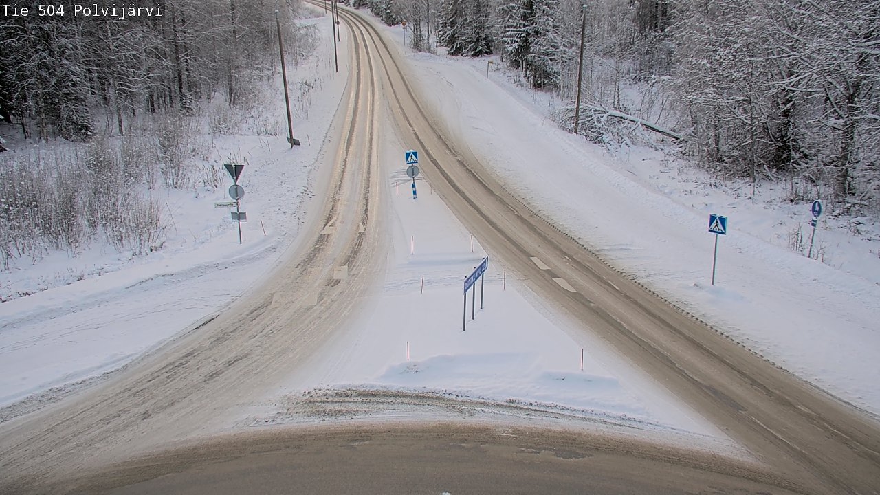 Kelikamerat Kuva Tie 504 Polvijärvi, Polvijärvi, Pohjois-Karjala