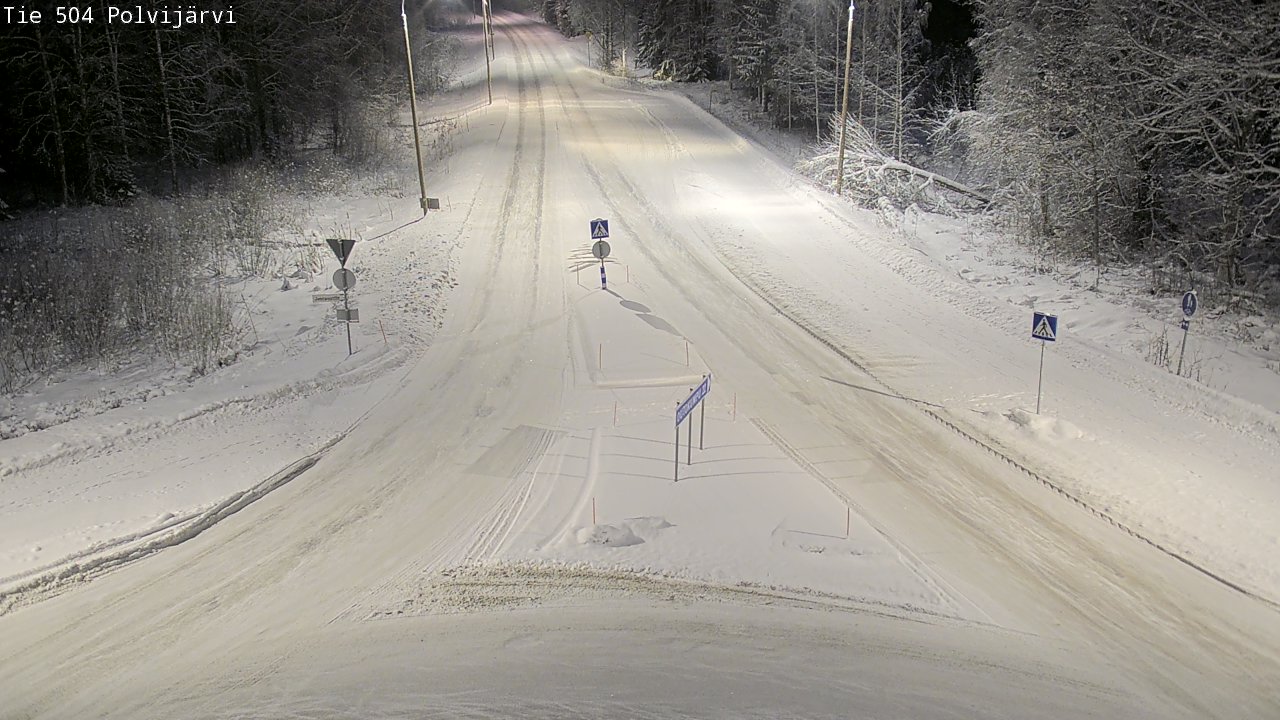 Kelikamerat Kuva Tie 504 Polvijärvi, Polvijärvi, Pohjois-Karjala