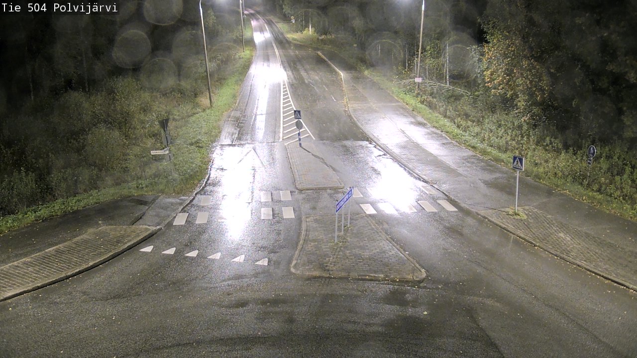 Weather Camera Image Road 504 Polvijärvi, Polvijärvi, Pohjois-Karjala