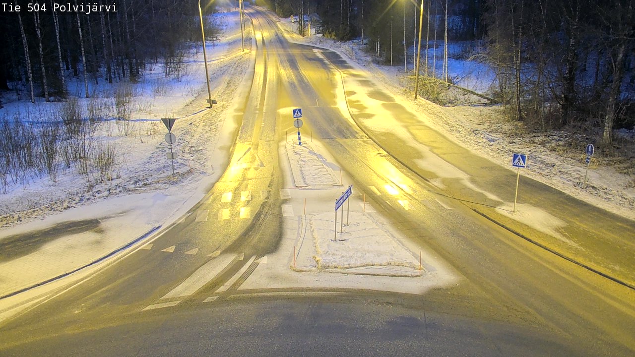 Kelikamerat Kuva Tie 504 Polvijärvi, Polvijärvi, Pohjois-Karjala