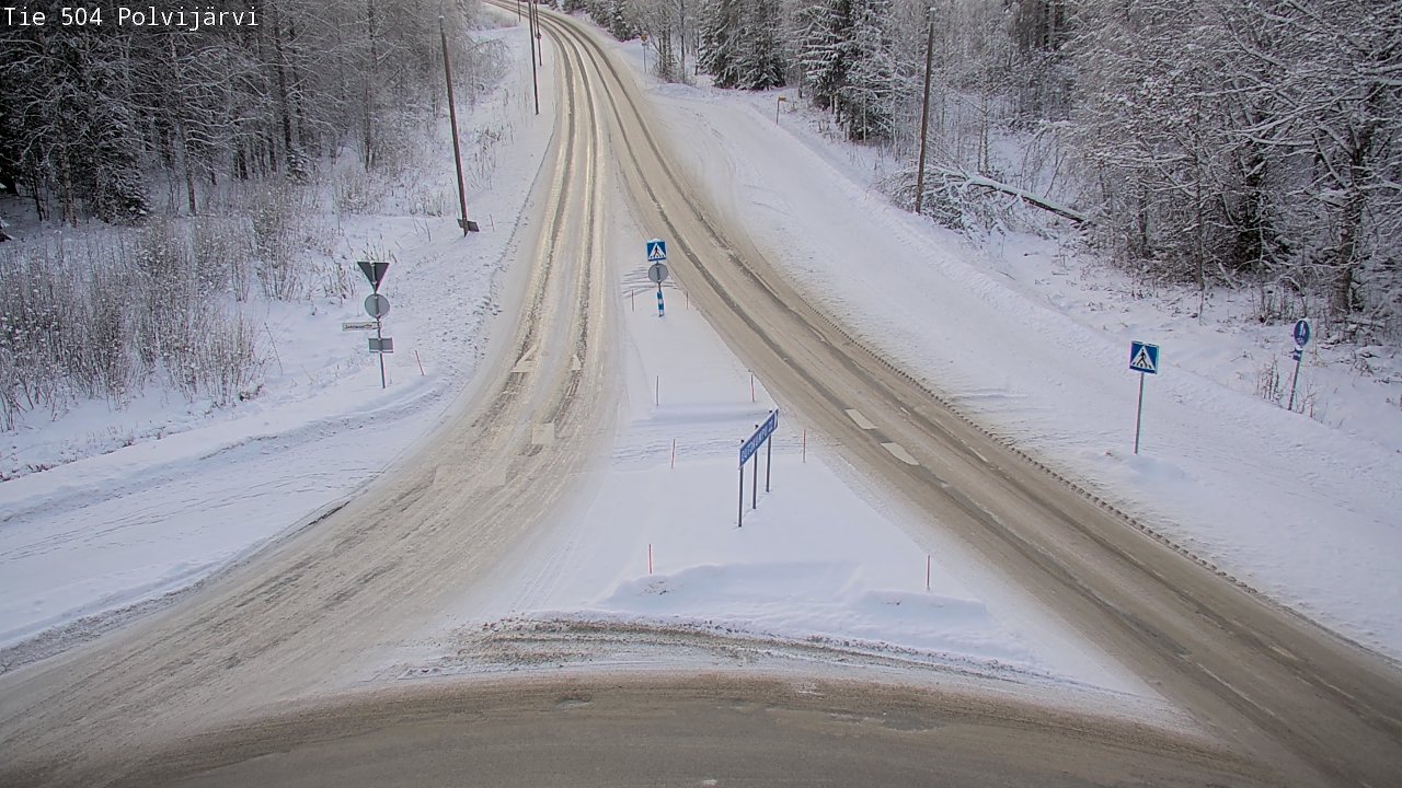 Kelikamerat Kuva Tie 504 Polvijärvi, Polvijärvi, Pohjois-Karjala