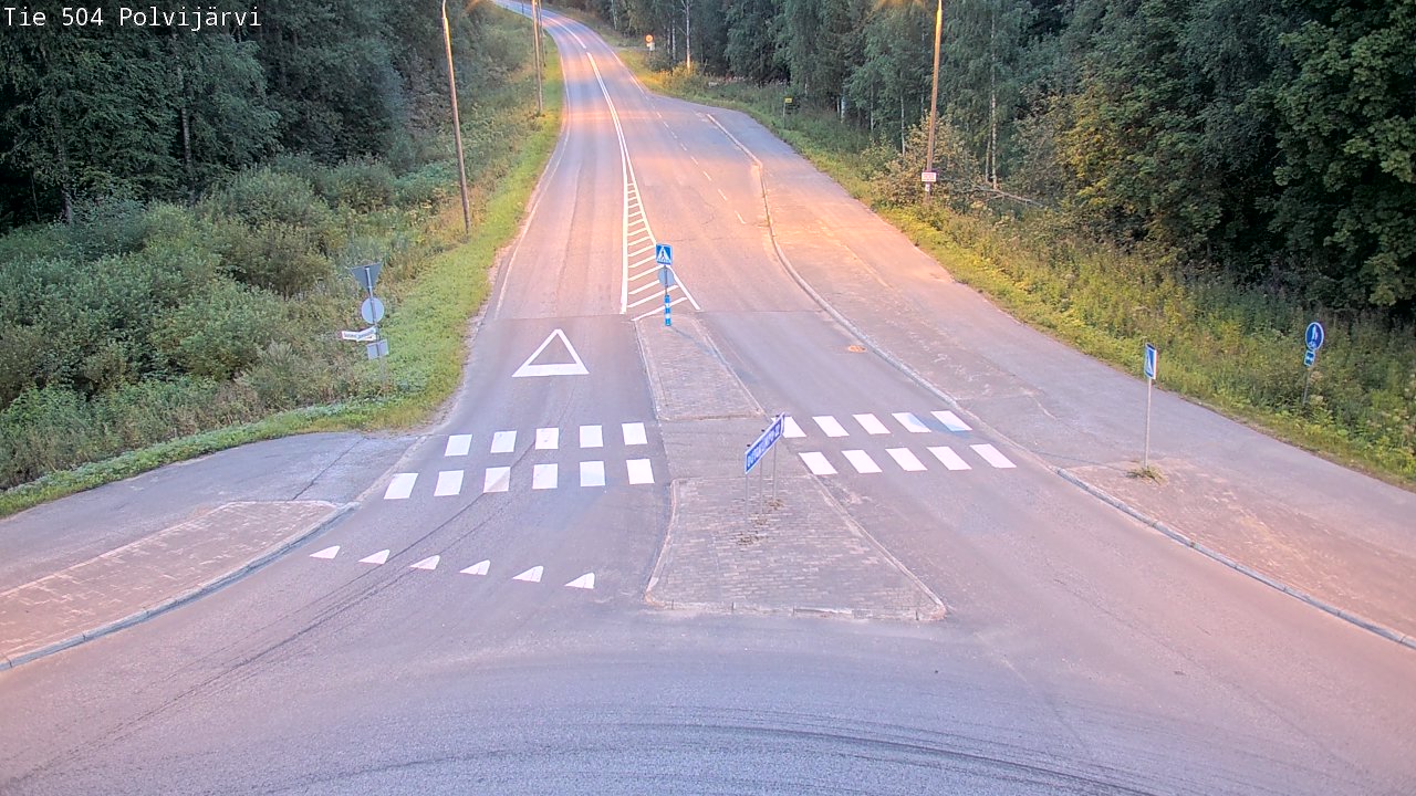 Kelikamerat Kuva Tie 504 Polvijärvi, Polvijärvi, Pohjois-Karjala