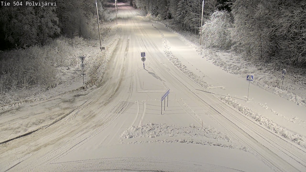 Kelikamerat Kuva Tie 504 Polvijärvi, Polvijärvi, Pohjois-Karjala