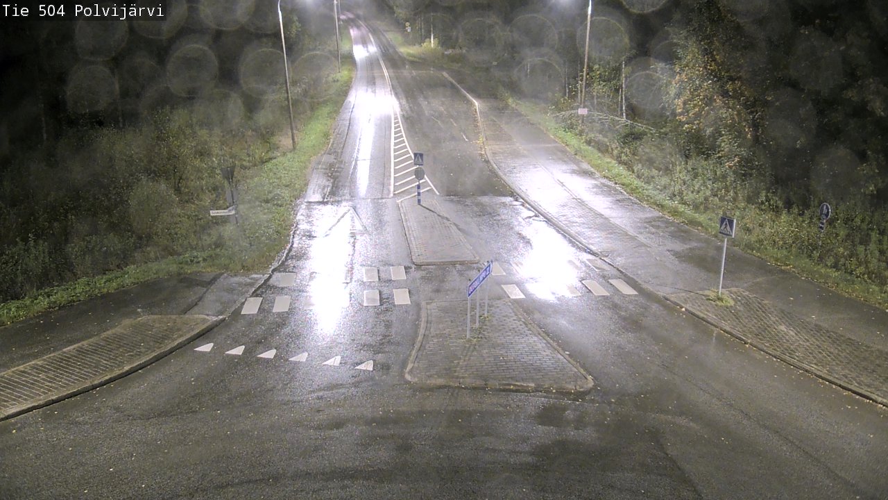 Weather Camera Image Road 504 Polvijärvi, Polvijärvi, Pohjois-Karjala
