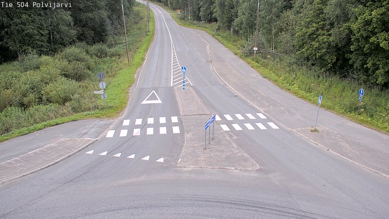 Weather Camera Image Road 504 Polvijärvi, Polvijärvi, Pohjois-Karjala