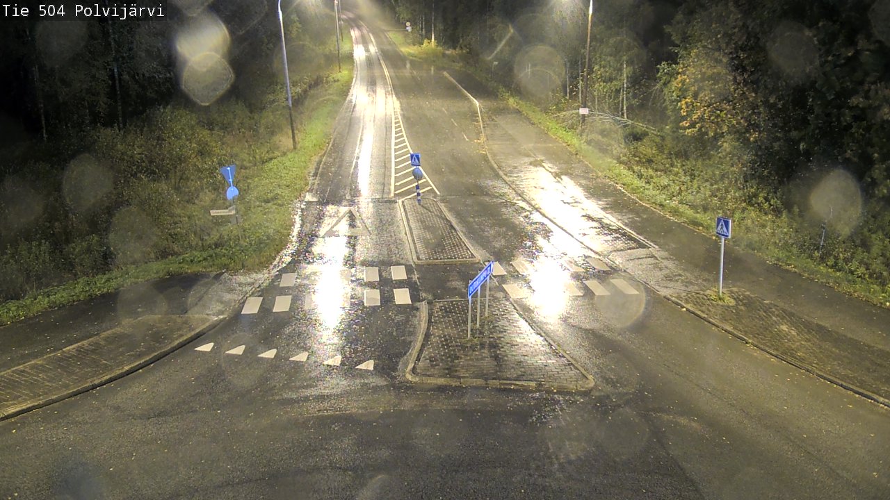 Weather Camera Image Road 504 Polvijärvi, Polvijärvi, Pohjois-Karjala