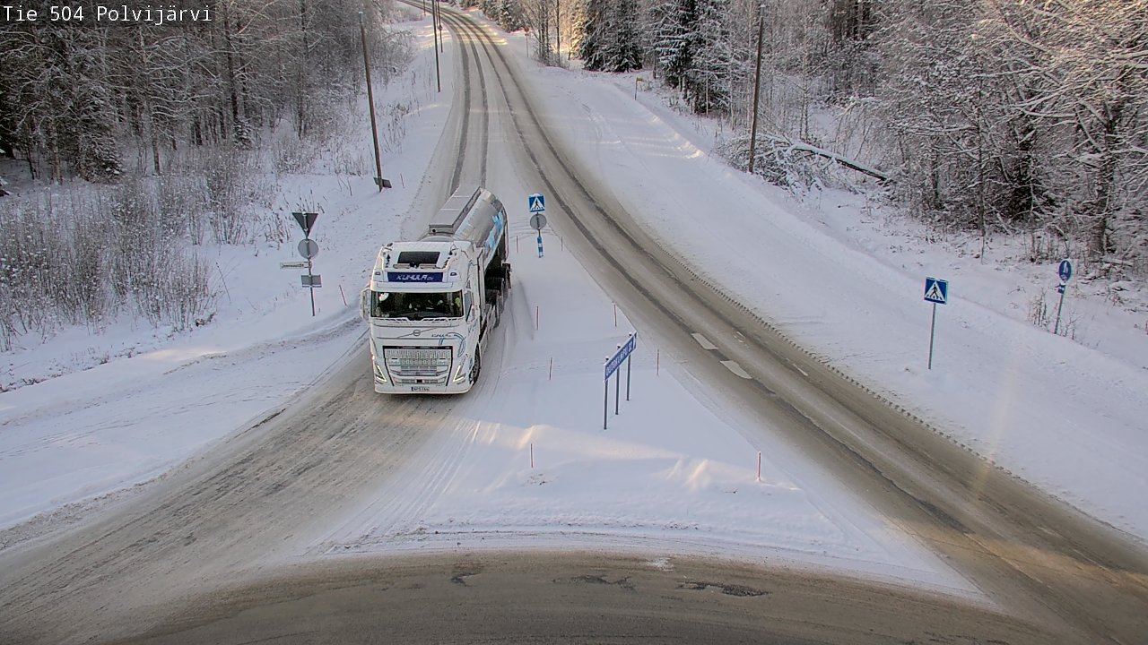 Kelikamerat Kuva Tie 504 Polvijärvi, Polvijärvi, Pohjois-Karjala
