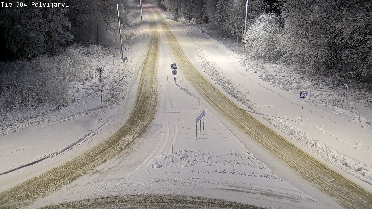 Kelikamerat Kuva Tie 504 Polvijärvi, Polvijärvi, Pohjois-Karjala