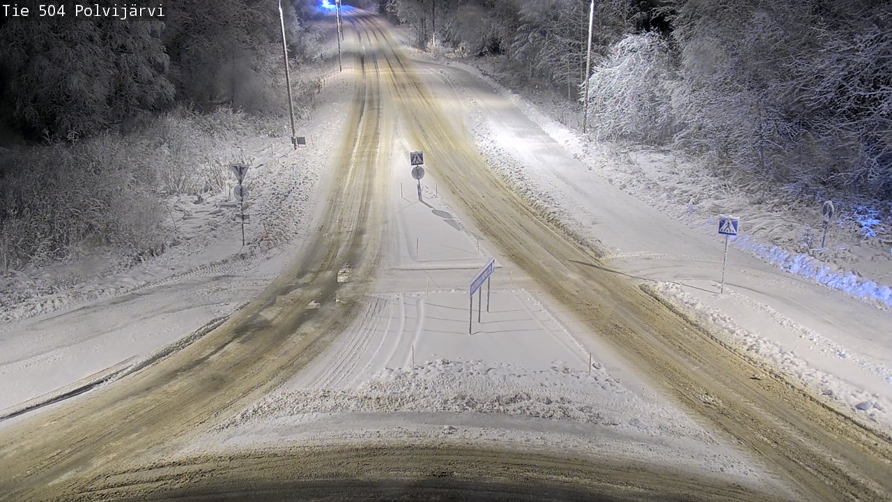 Kelikamerat Kuva Tie 504 Polvijärvi, Polvijärvi, Pohjois-Karjala