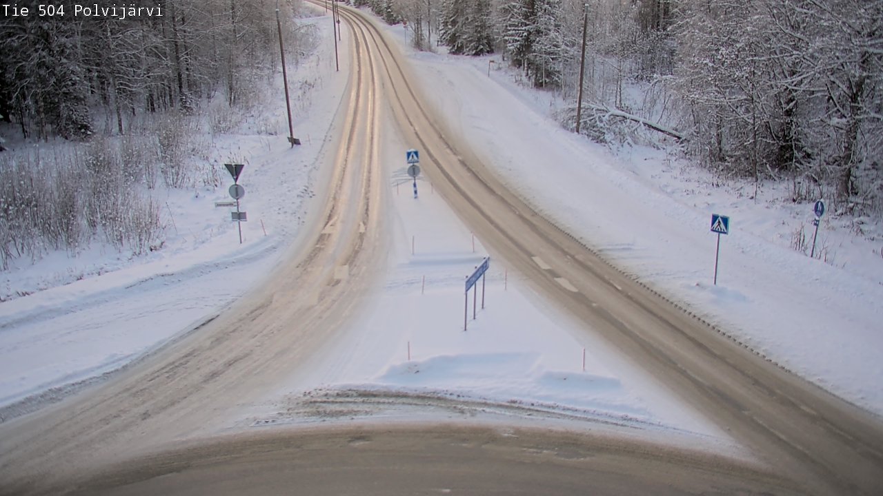 Kelikamerat Kuva Tie 504 Polvijärvi, Polvijärvi, Pohjois-Karjala